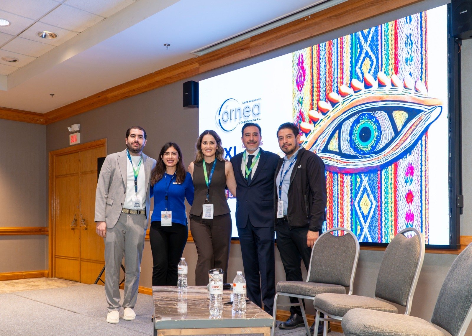 Dr. Ned Davila alongside other specialists at the XXXI International Cornea and Refractive Surgery Course
